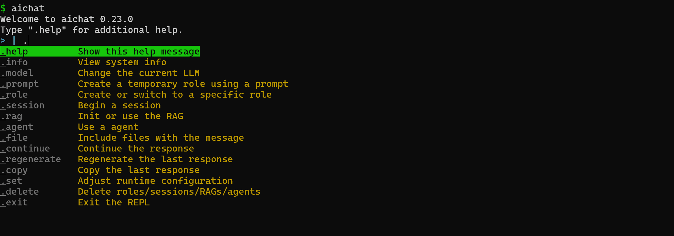 Chat REPL